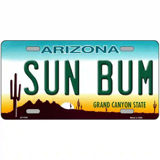 Sun Bum Arizona Metal Sign