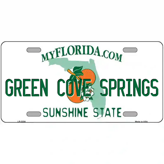 Green Covel Springs Florida Metal Sign