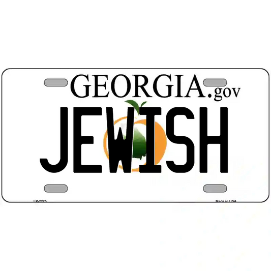 Jewish Georgia Metal Sign