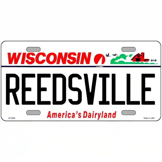 Reedsville Wisconsin Metal Sign