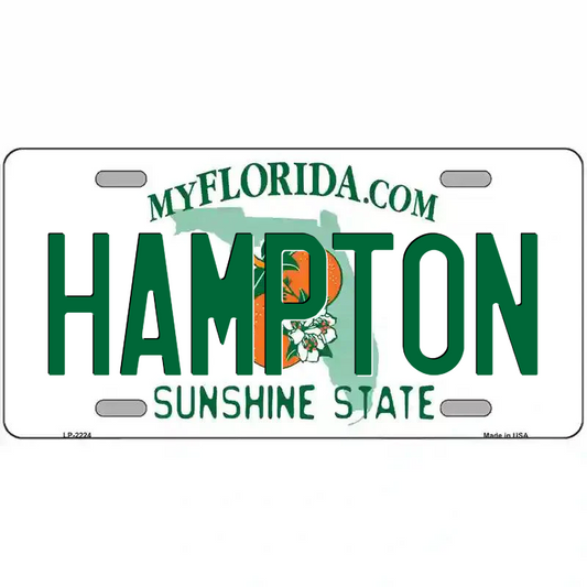 Hampton Florida Metal Sign