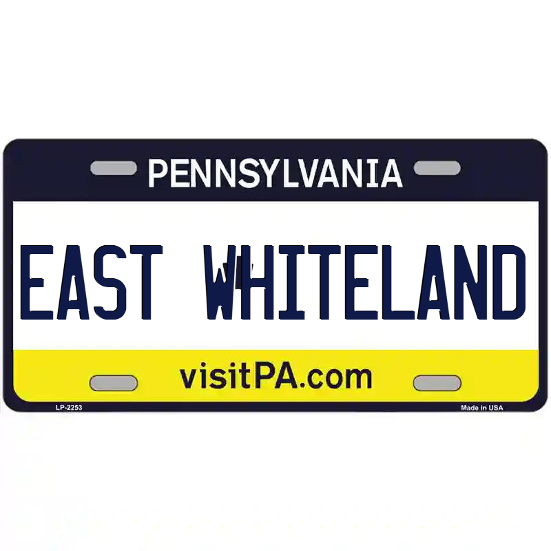 East Whiteland Pennsylvania Metal Sign
