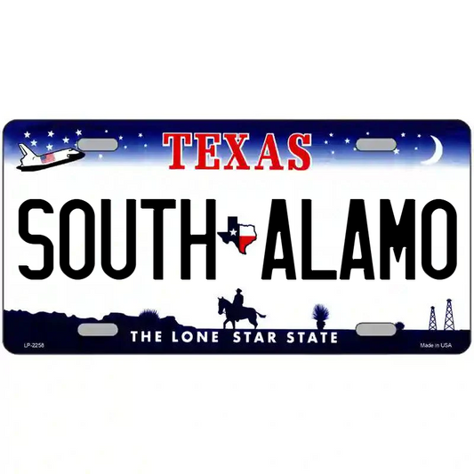 South Alamo Texas Metal Sign