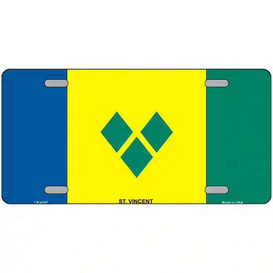 St Vincent Flag Metal Sign