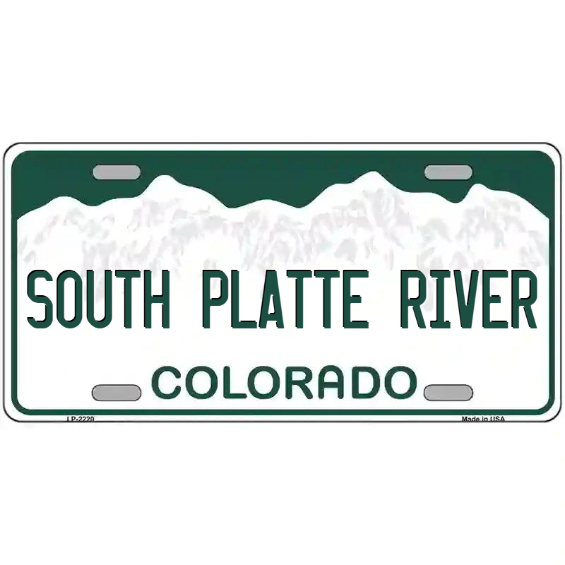 South Platte River Colorado Metal Sign