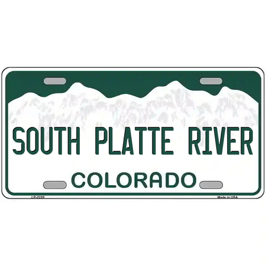 South Platte River Colorado Metal Sign