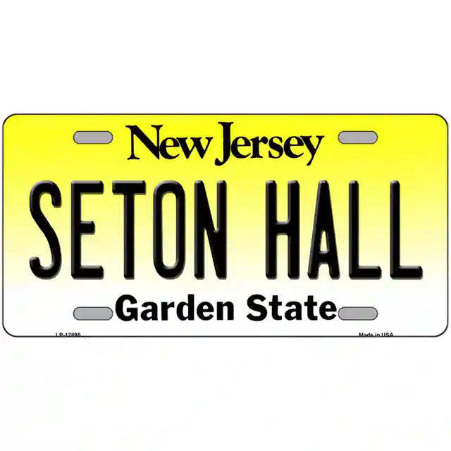 Seton Hall New Jersey Metal Sign