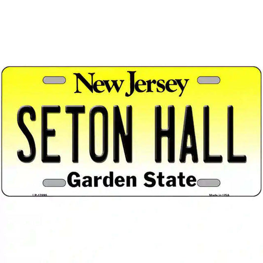 Seton Hall New Jersey Metal Sign