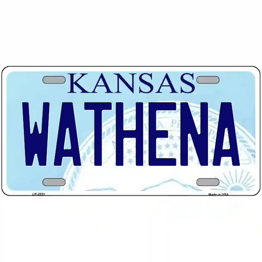 Wathena Kansas Metal Sign