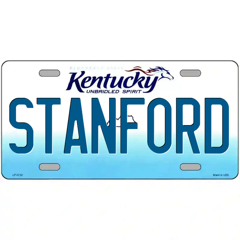 Stanford Kentucky Metal Sign