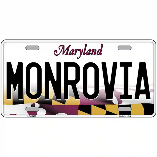 Monrovia Maryland Metal Sign