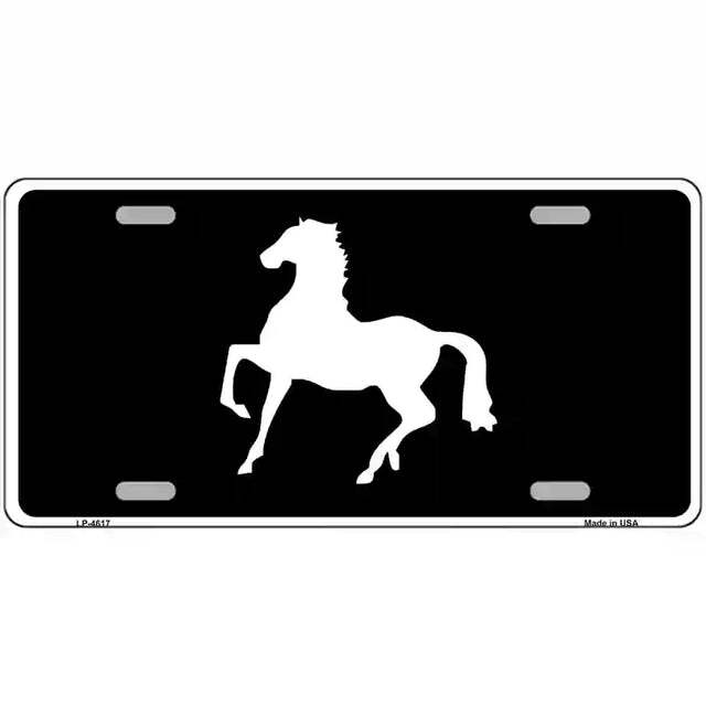 Horse Silhouette Metal Sign