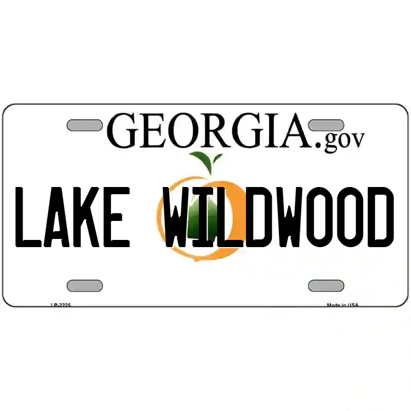 Lake Wildwood Georgia Metal Sign