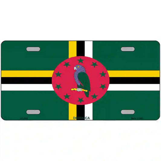 Dominica Flag Metal Sign