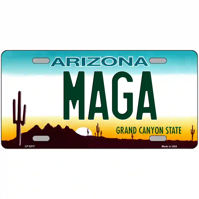 MAGA Arizona Metal Sign