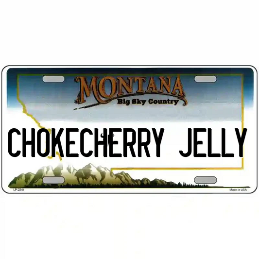 Chokecherry Jelly Montana Metal Sign