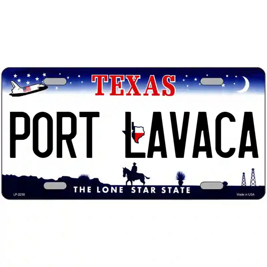 Port Lavaca Texas Metal Sign