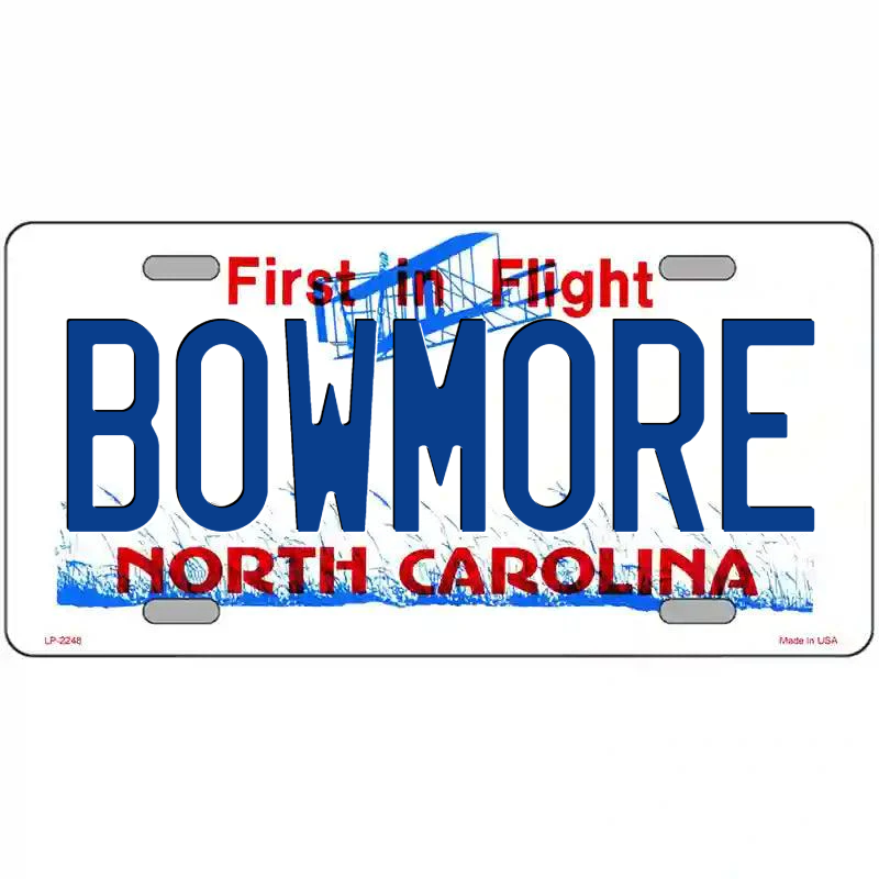Bowmore North Carolina Metal Sign