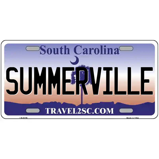 Summerville South Carolina Metal Sign