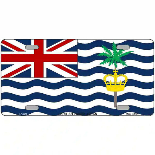 British Indian Ocean Flag Metal Sign