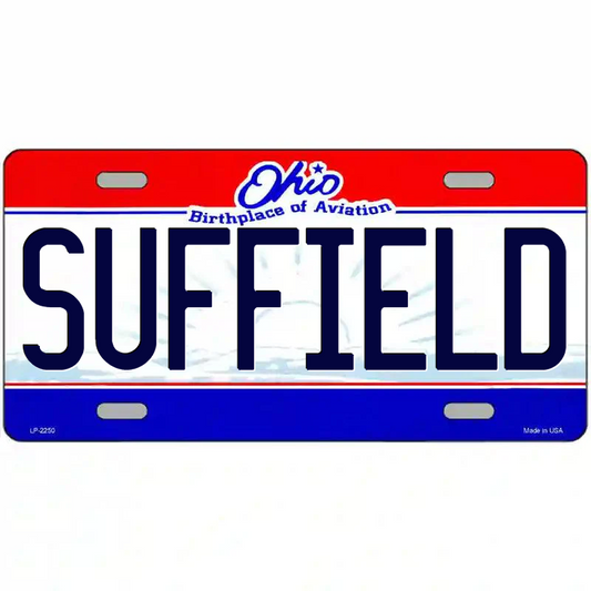 Suffield Ohio Metal Sign
