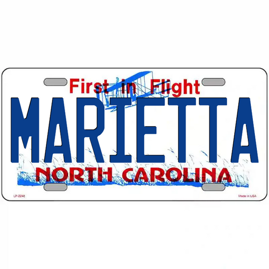 Marietta North Carolina Metal Sign