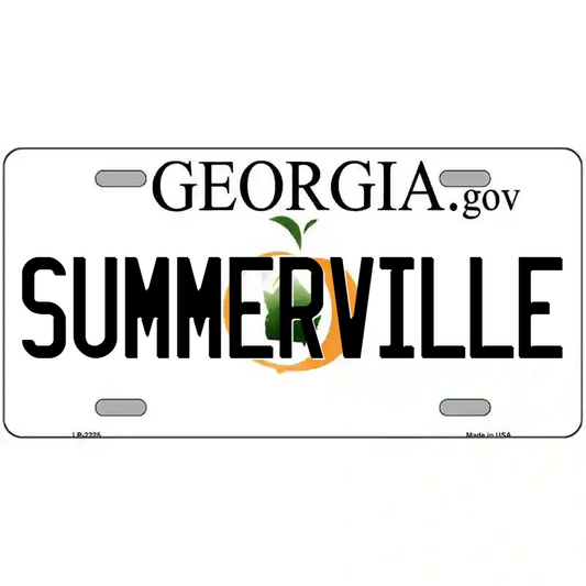 Summerville Georgia Metal Sign
