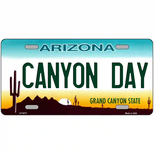 Canyon Day Arizona Metal Sign