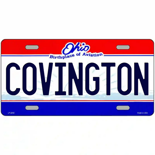 Covington Ohio Metal Sign