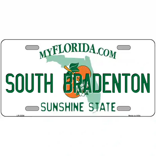 South Bradenton Florida Metal Sign