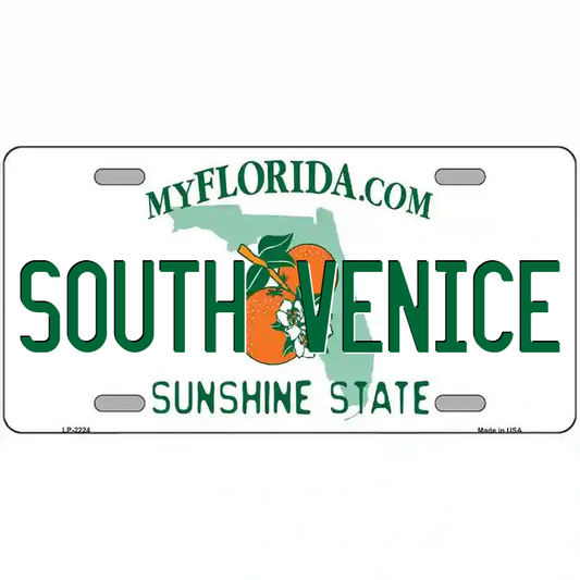 South Venice Florida Metal Sign