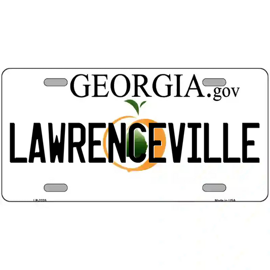 Lawrenceville Georgia Metal Sign