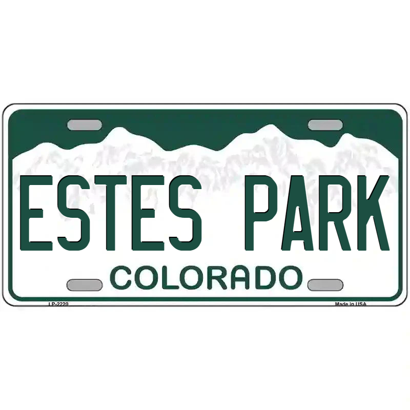 Estes Park Colorado Metal Sign