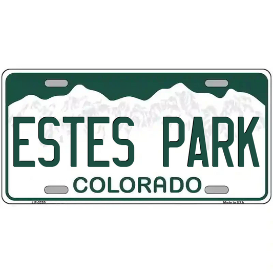 Estes Park Colorado Metal Sign