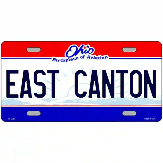 East Canton Ohio Metal Sign