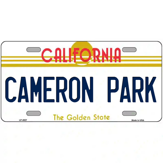 Cameron Park California Metal Sign