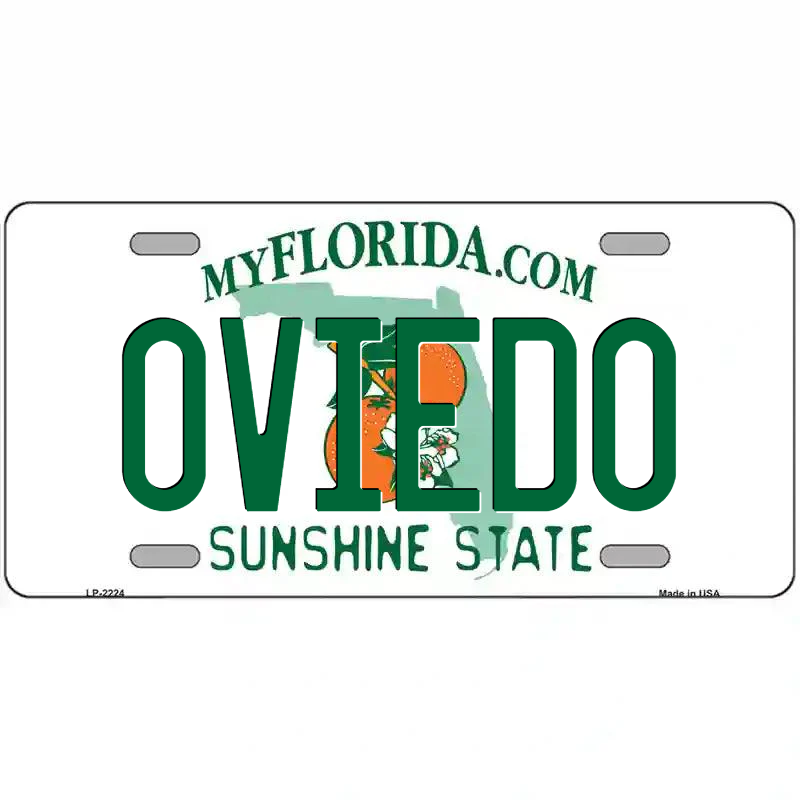 Oviedo Florida Metal Sign