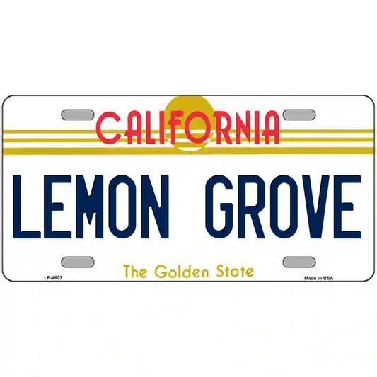 Lemon Grove California Metal Sign
