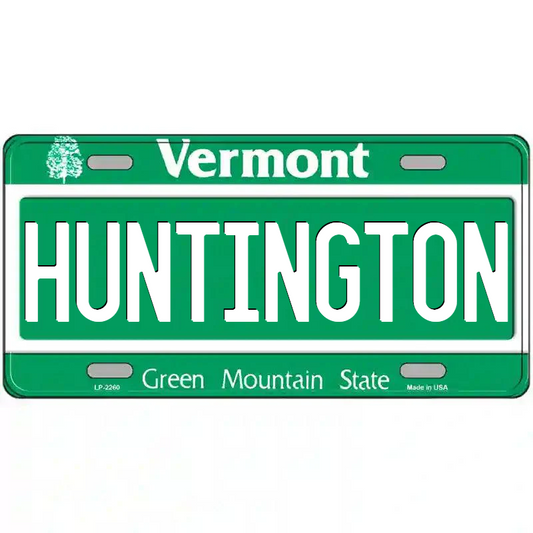 Huntington Vermont Metal Sign