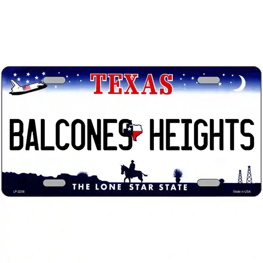 Balcones Heights Texas Metal Sign