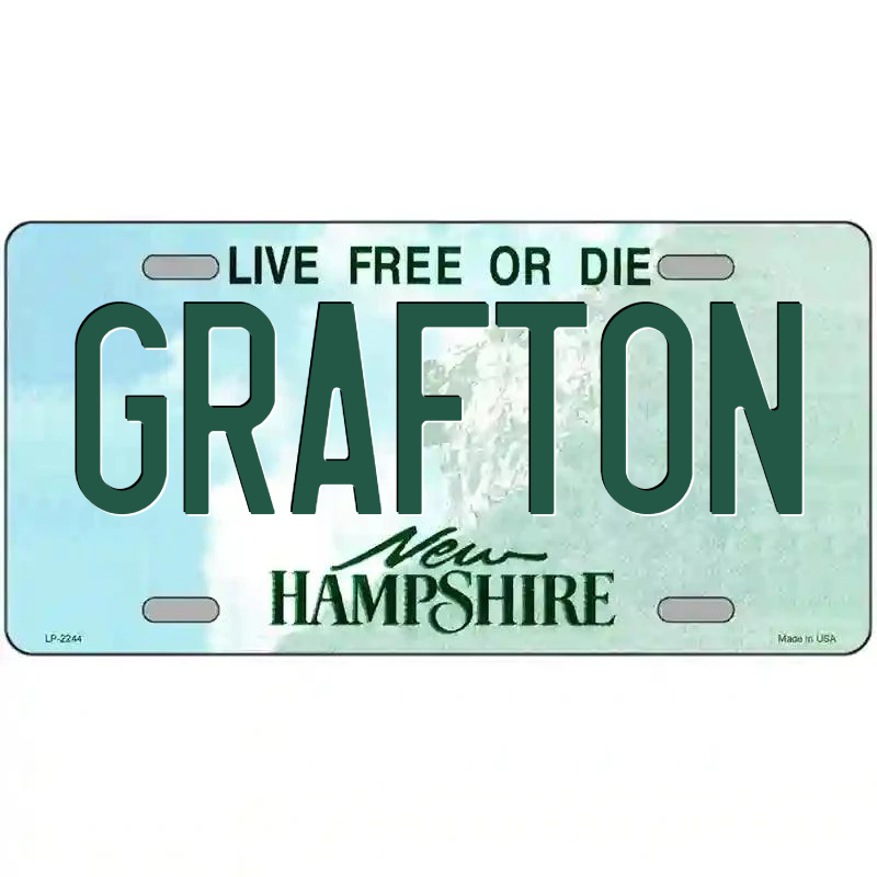 Grafton New Hampshire Metal Sign