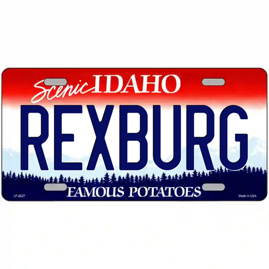 Rexburg Idaho Metal Sign