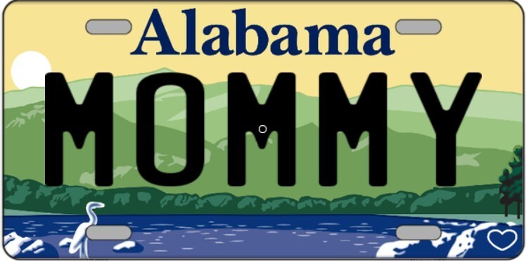Mommy Alabama Metal Sign