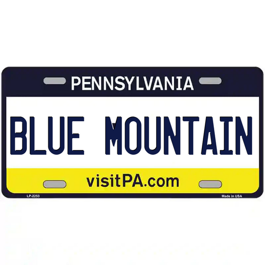 Blue Mountain Pennsylvania Metal Sign
