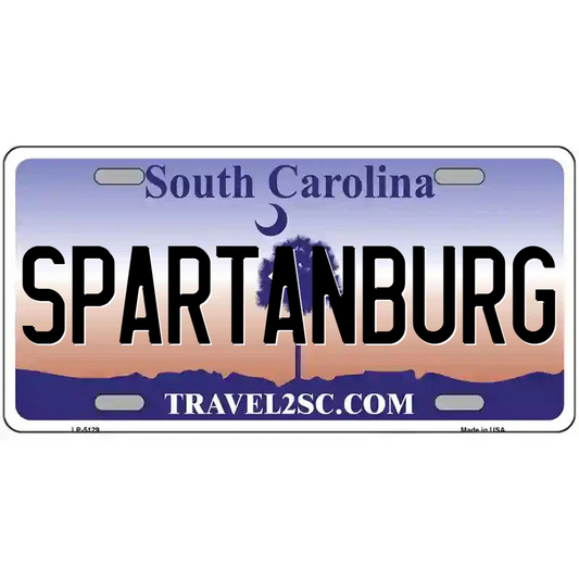 Spartanburg South Carolina Metal Sign