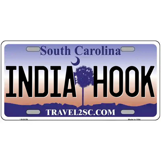 India Hook South Carolina Metal Sign