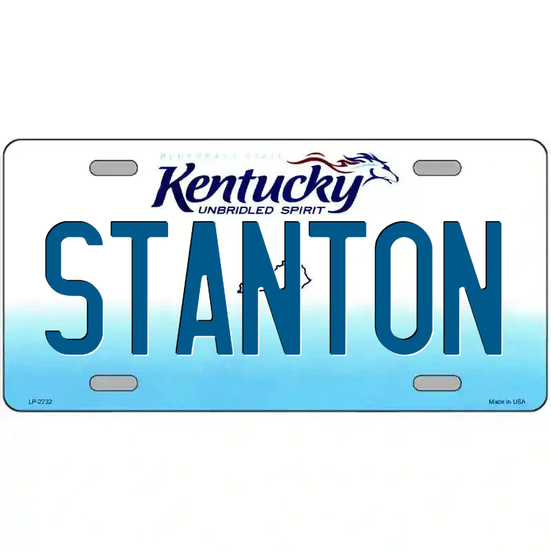 Stanton Kentucky Metal Sign