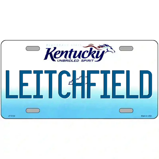 Leitchfield Kentucky Metal Sign