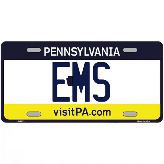 EMS Pennsylvania Metal Sign