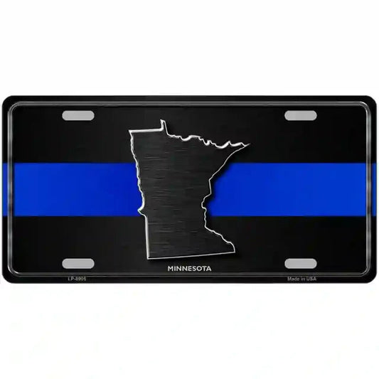 Minnesota Thin Blue Line Metal Sign